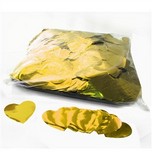 конфетти сердечки желтые